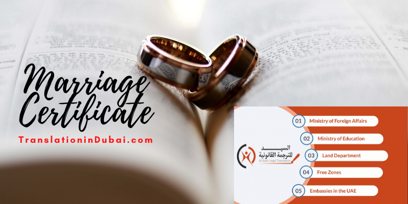 Marriage Certificate Translation Services In Dubai