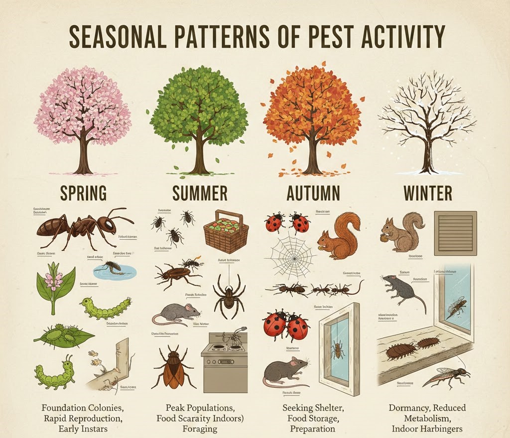 Seasonal pest control 